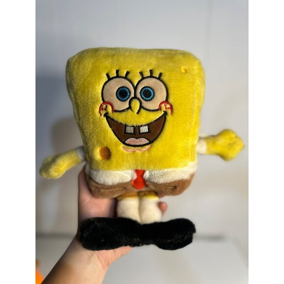 Nickelodeon SPONGEBOB SQUAREPANTS Stuffed Plush Doll by Nanco - 2003 Collectible - Picture 1 of 9